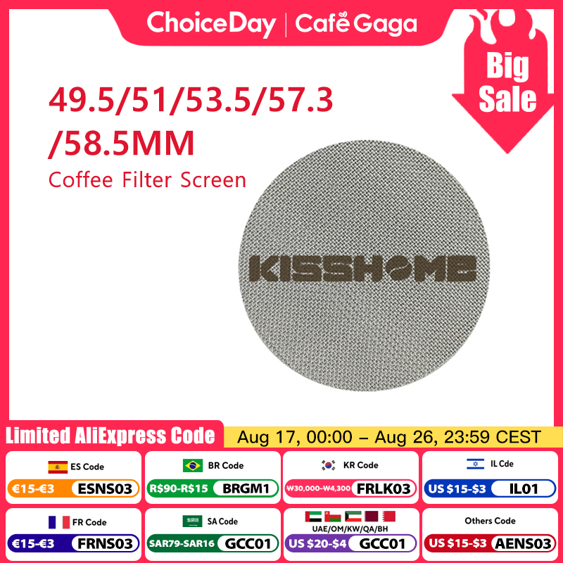Puck Screen Mesh - KISSHOME Espresso Puck Screen 51mm 53.5mm