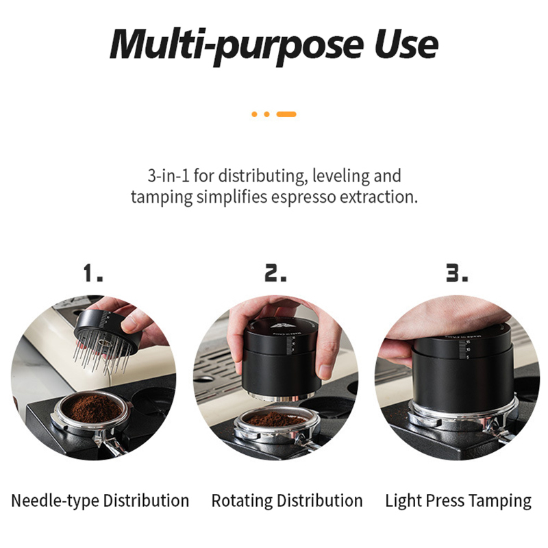 OANKR 2-in-1 Coffee Tamper wit - огляд і ціна Espresso Tamper Set