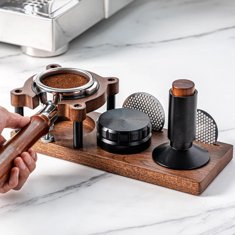 51/53/58mm Coffee Tamper Wood  - огляд і ціна Espresso Tamper Set
