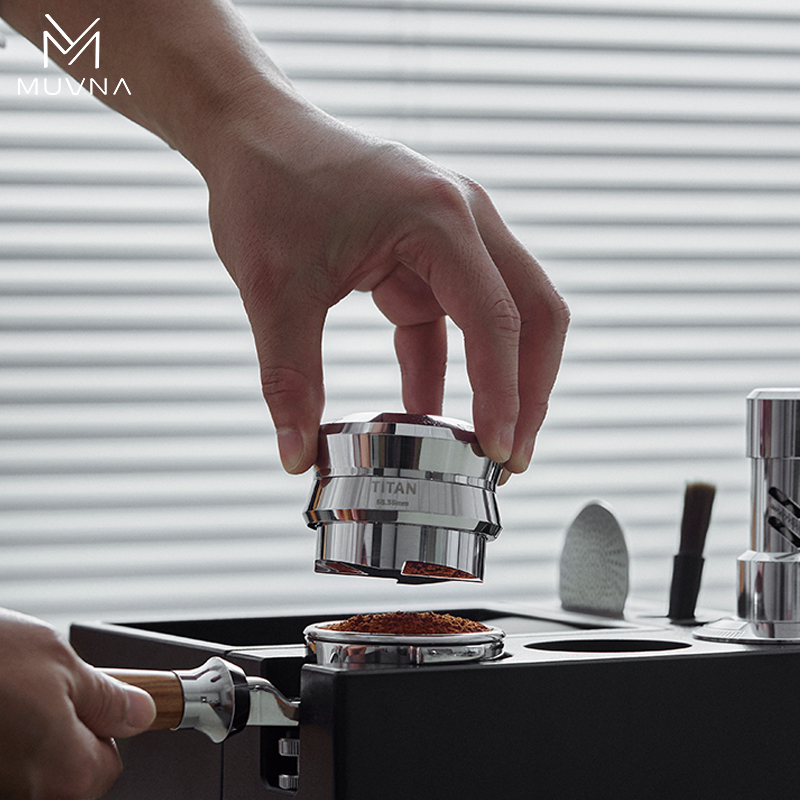 MUVNA TITAN Coffee Distributor - огляд і ціна Espresso Tamper Set