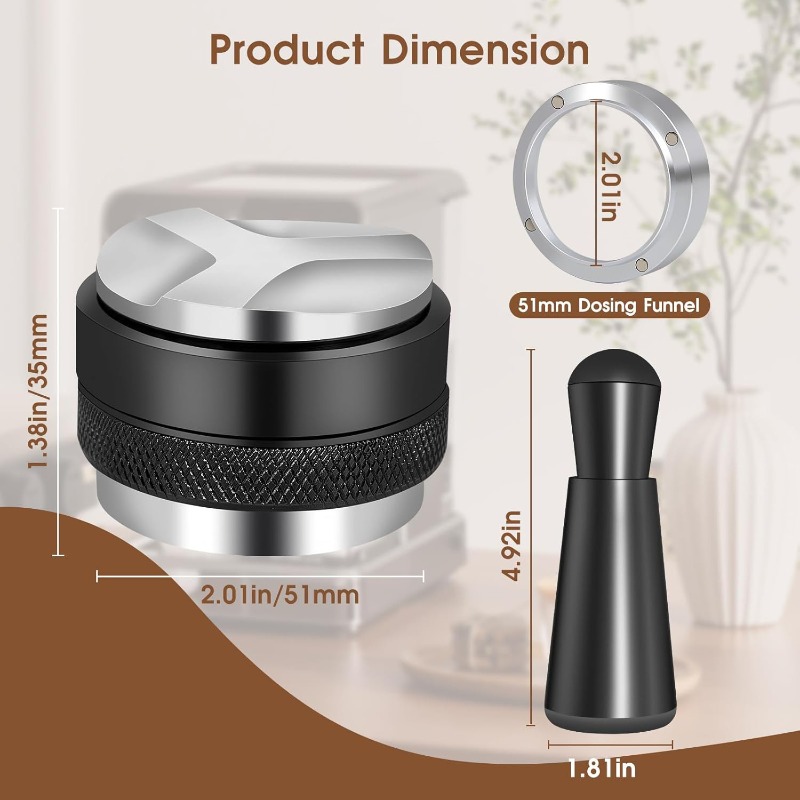 51/53/58mm 5pcs Espresso Set - - огляд і ціна Espresso Tamper Set