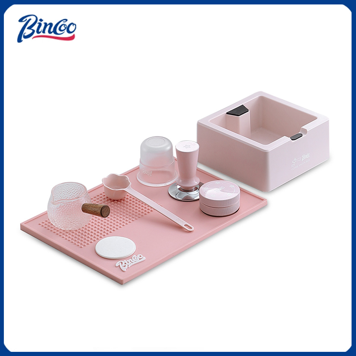 Bincoo Pink Espresso 51mm-58mm - огляд і ціна Espresso Tamper Set